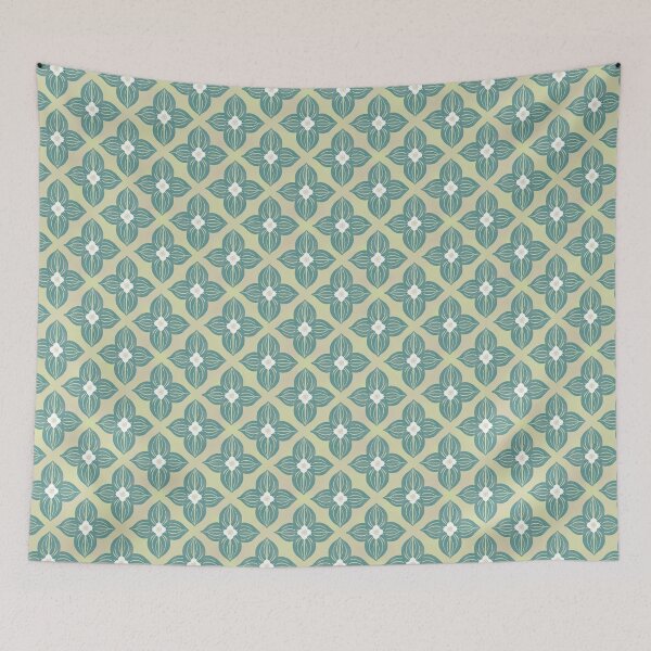 Item preview, Bunchberry Blossoms on Lemongrass designed and sold by Christine Philbrick.