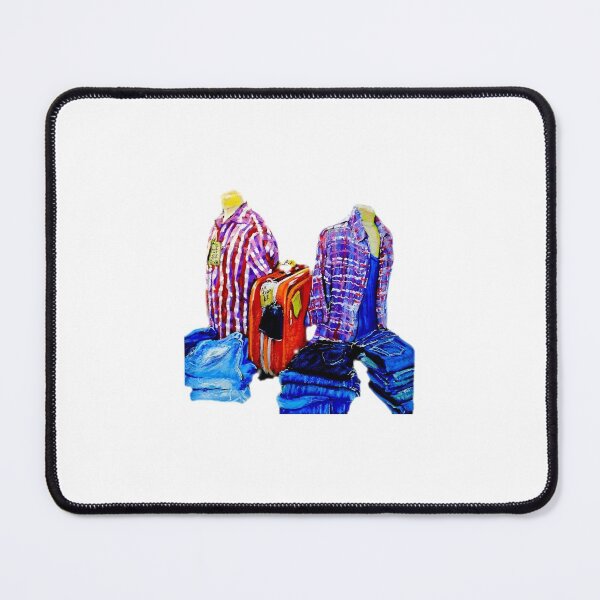Item preview, Check Shirts & Denim  designed and sold by LornaBowdenART.
