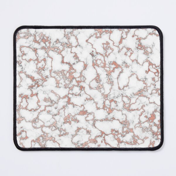 Item preview, Rose gold black and white shiny luxurious marble texture designed and sold by CynthiaGraphics.
