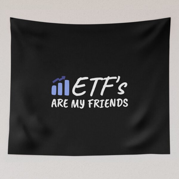 Item preview, ETFs are my friends - Passive income // Stock Market // Diversification // Personal Finances designed and sold by Rat to Lion.