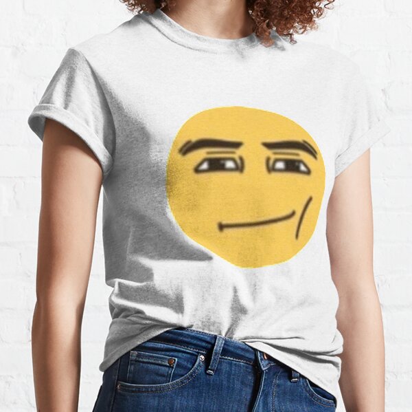 roblox man face emoji Classic T-Shirt