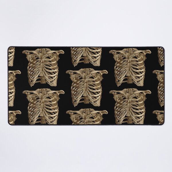 Item preview, Vintage Skeleton Ribcage Torso Cool Antique Illustration Look designed and sold by TrulyEpoque.