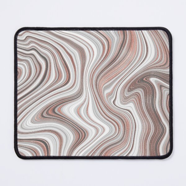 Item preview, Rose gold agate liquid marble texture fluid artwork designed and sold by CynthiaGraphics.