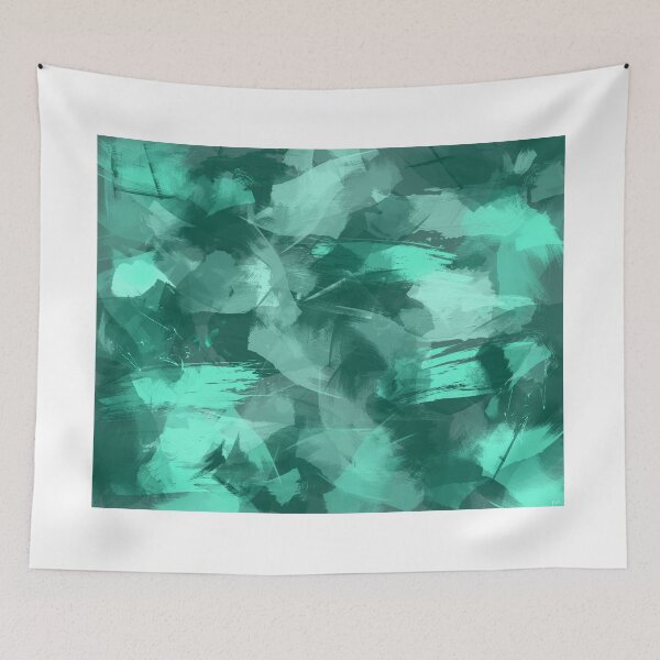 Item preview, Viridescent abstract art designed and sold by headtrackerart.