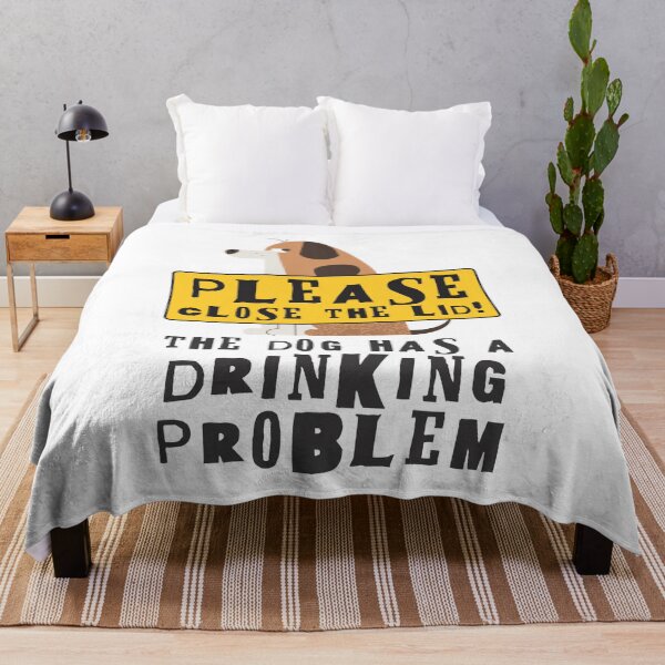 Item preview, Close The Lid, The Dog Has A Drinking Problem Funny Doggo Meme Sign For Your Bathroom! - Naughty designed and sold by crazycollective.