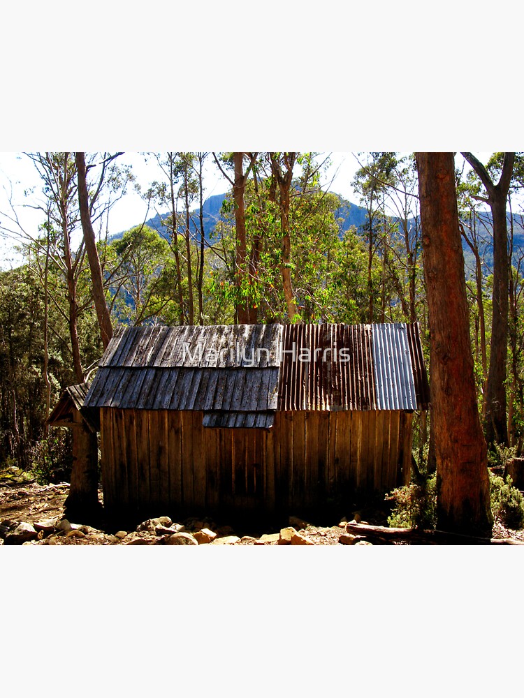 "Trappers Hut Walls of Jerusalem National Park" Sticker by blossom