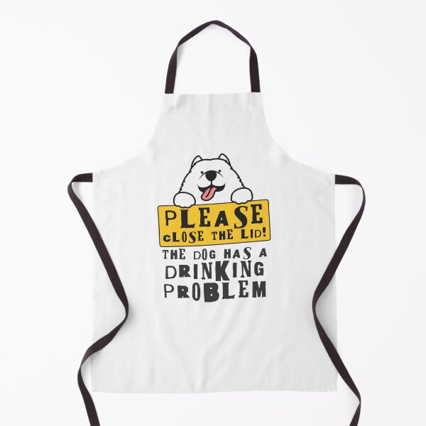 Item preview, Close The Lid, The Dog Has A Drinking Problem Funny Doggo Meme Sign For Your Bathroom! - Husky designed and sold by crazycollective.