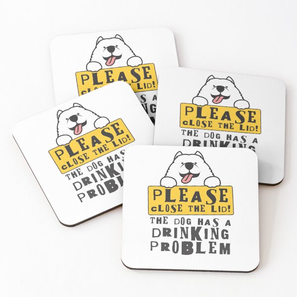 Item preview, Close The Lid, The Dog Has A Drinking Problem Funny Doggo Meme Sign For Your Bathroom! - Husky designed and sold by crazycollective.