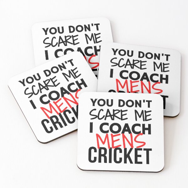 Item preview, You don't scare me I coach mens cricket designed and sold by TheGreenGoat.