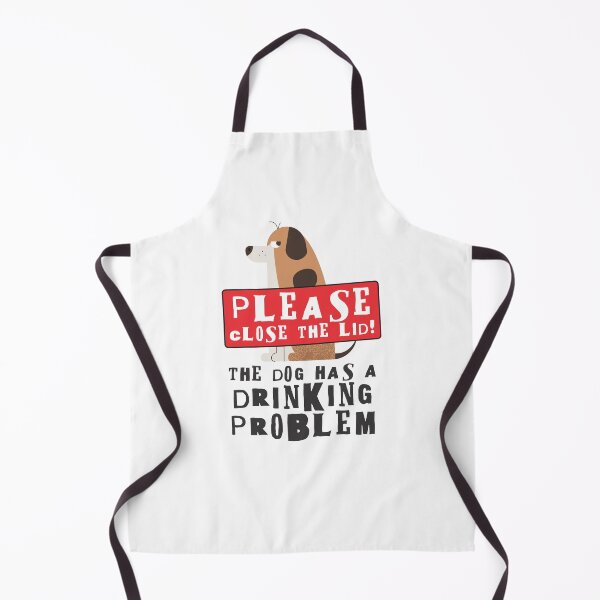 Item preview, Close The Lid, The Dog Has A Drinking Problem Funny Doggo Meme Sign For Your Bathroom! - Grumpy designed and sold by crazycollective.