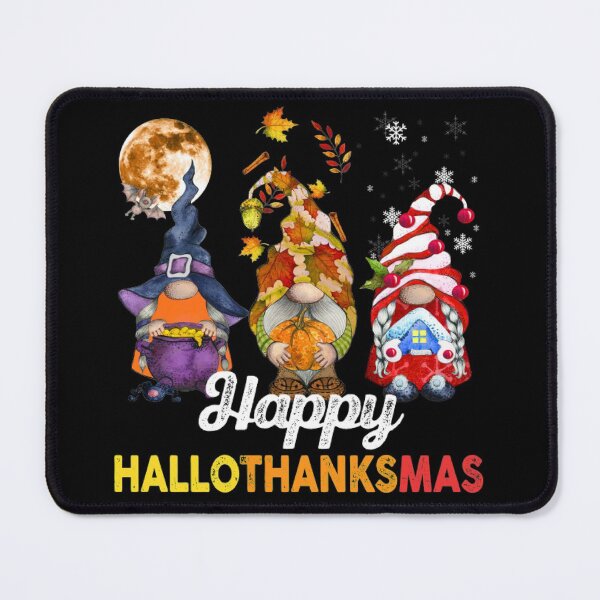 Item preview, Happy hallothanksmas gnomes, gnome lovers, Halloween gnomes, thanksgiving gnomes, Christmas gnomes- Hallothanksmas designed and sold by Designs Of all kinds.