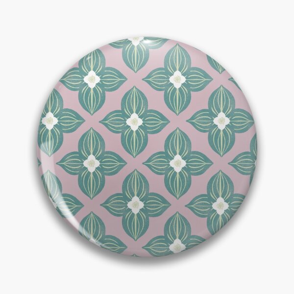 Item preview, Bunchberry Blossoms on Pink designed and sold by Christine Philbrick.
