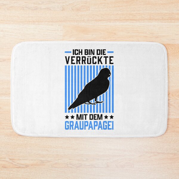 Item preview, Crazy with African gray parrot bird parrot saying designed and sold by madgrfx.