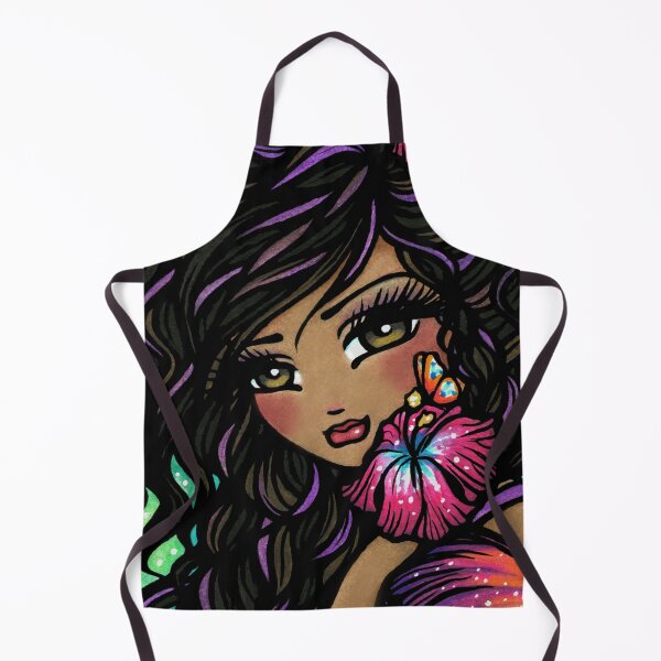 Item preview, Maui Mermaid Colorful Whimsical Fantasy Art designed and sold by hannahlynnart.