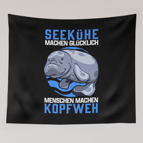 Item preview, Manatee headache manatee marine mammal saying designed and sold by madgrfx.