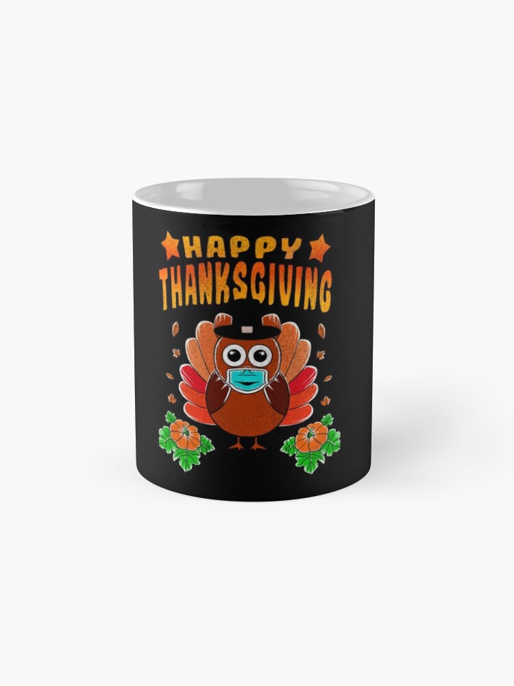 Disover Happy Thanksgiving Turkey Mug