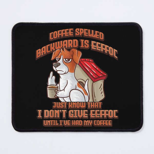 Item preview, Coffee Spelled Backwards Is Eeffoc Jack Russell Dog designed and sold by angelata.