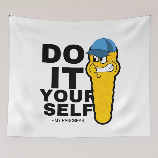 Item preview, Copy of  nah my pancreas said do it yourself funny design for diabetics useless pancreas for diabetes day designed and sold by mydreamcatcher.