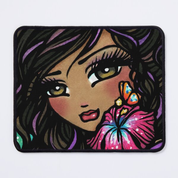Item preview, Maui Mermaid Colorful Whimsical Fantasy Art designed and sold by hannahlynnart.