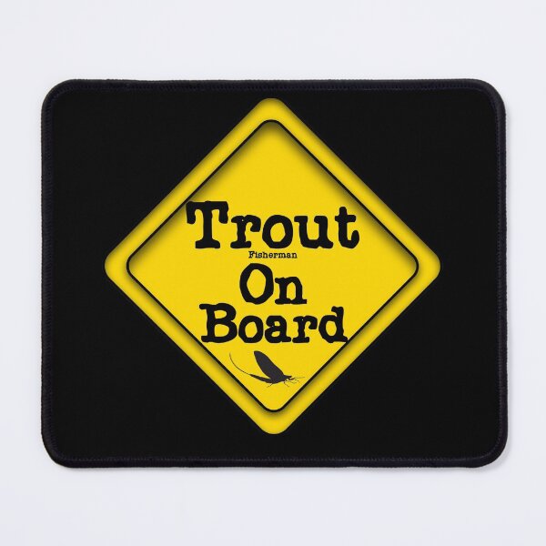 Item preview, Trout Fisherman On Board designed and sold by OldDawg.