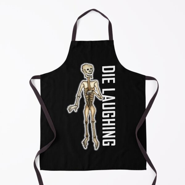 Item preview, Skeleton Die Laughing ArcheoNerdEng Halloween (HorizontalWW) designed and sold by ArcheoNerd.