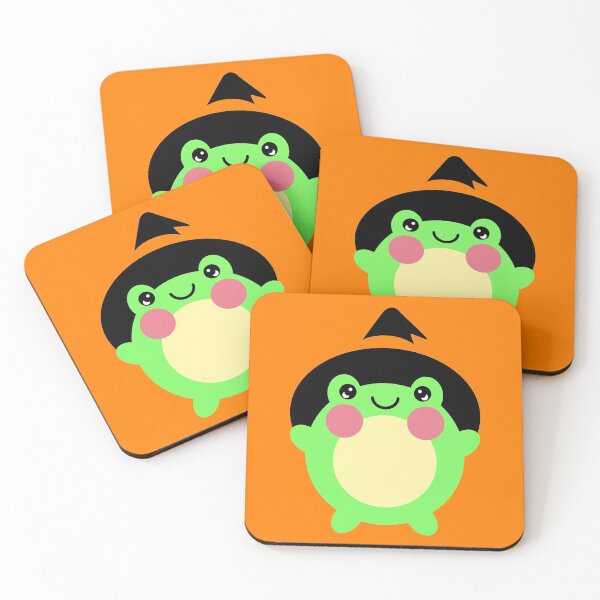 Item preview, Frog In A Cute Witch Hat designed and sold by Jelly Turnip.