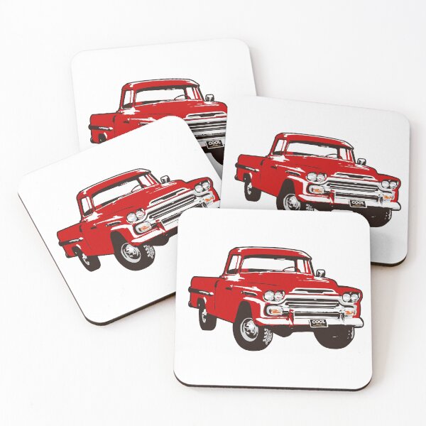 Item preview, Red 58-59 4x4 C Truck designed and sold by CoolRide.