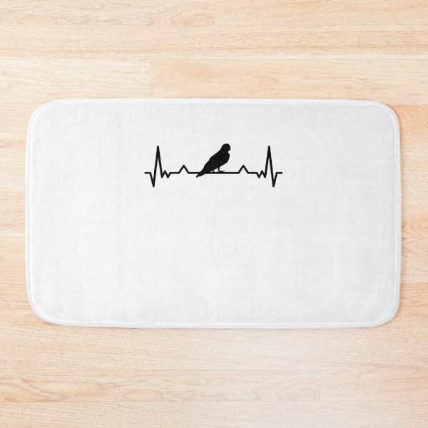 Item preview, African gray parrot heartbeat bird parrot gift designed and sold by madgrfx.