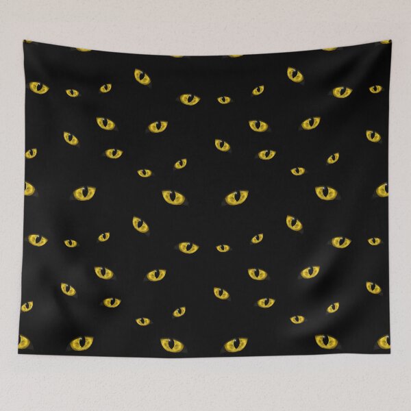 Item preview, Glowing Cat Eyes Yellow designed and sold by Pear Tree Studio.