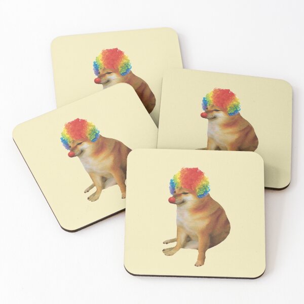 Item preview, Cheems Doge Clown designed and sold by DonatasSab.