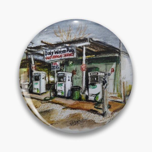 Artikelvorschau, Outback Servo (Australische Tankstelle) entworfen und verkauft von LornaBowdenART.