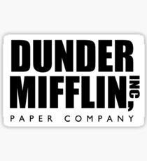 Pegatina Etiqueta engomada de Dunder Mifflin