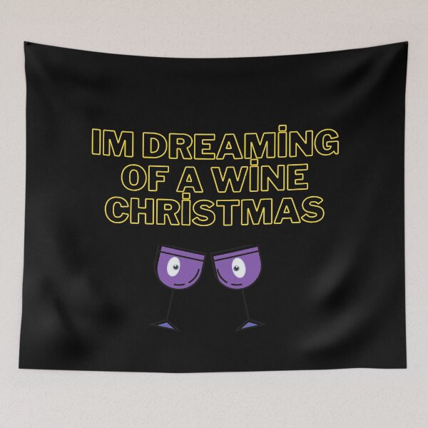 Item preview, Im Dreaming Of A Wine Christmas - Drinking Glass designed and sold by nakavt.