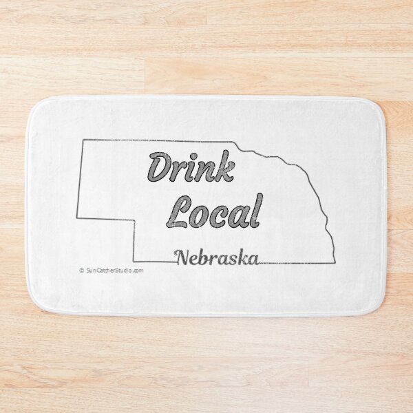 Item preview, Distressed Nebraska Drink Local Design designed and sold by Angela Mello.