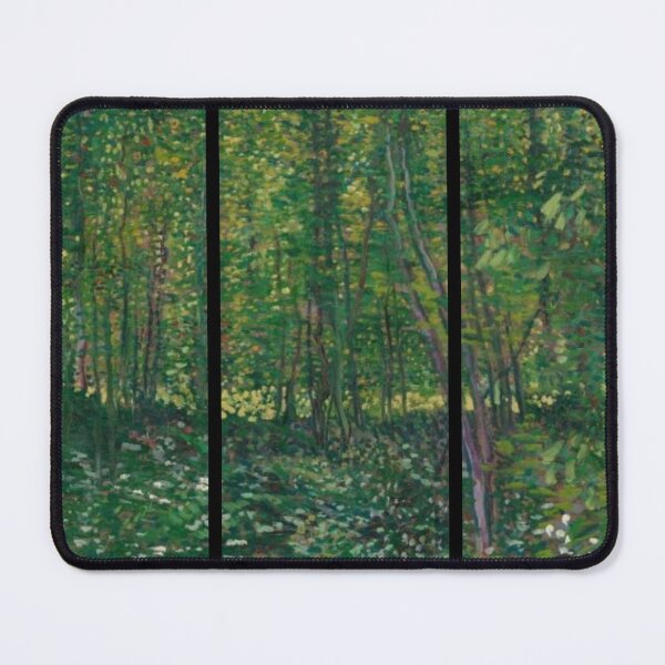 Item preview, Trees and Undergrowth by Van Gogh - Paris 1887 Painting designed and sold by molamode.
