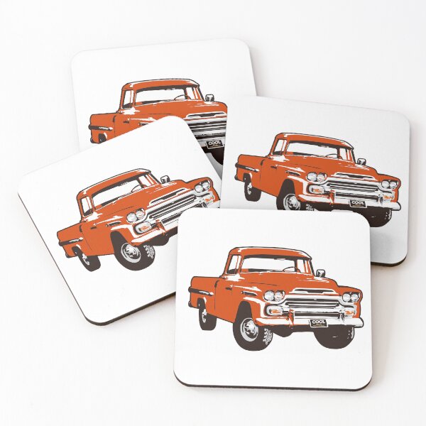 Item preview, Orange 58-59 4x4 C Truck designed and sold by CoolRide.
