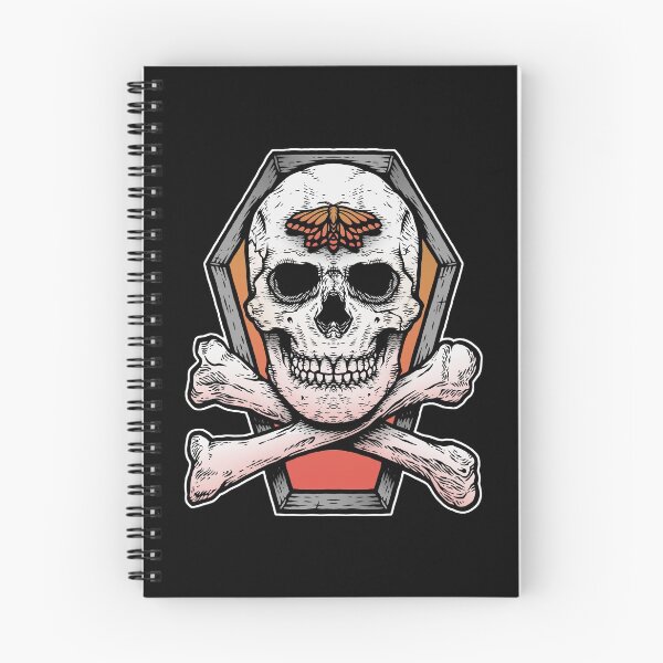 Item preview, Skull and Moth designed and sold by deniart.