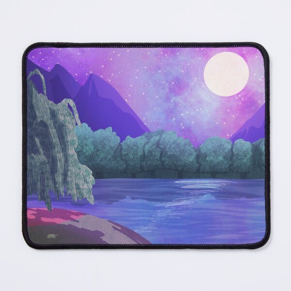 Item preview, Willow Trees and Starry Skies designed and sold by ellemomo-arts.
