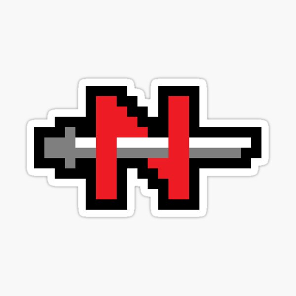 8 Bit Nicholls State University Logo Sticker