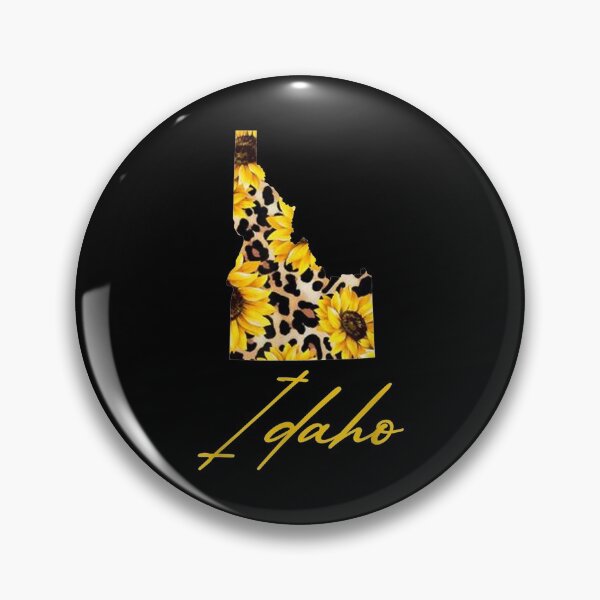 Item preview, Idaho Sunflower Leopard State Map Gifts designed and sold by angelata.