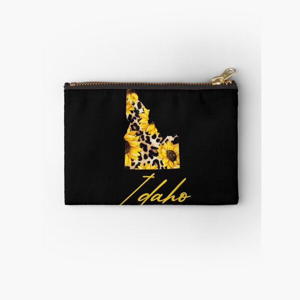 Item preview, Idaho Sunflower Leopard State Map Gifts designed and sold by angelata.