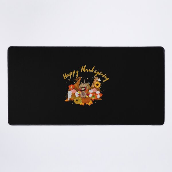 Gnome Thanksgiving, Cute Gnomes | Perfect Gift|thanks giving day Desk Mat