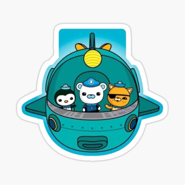 Friend Kwazii Octonauts Characters Sticker By Nimxl Redbubble