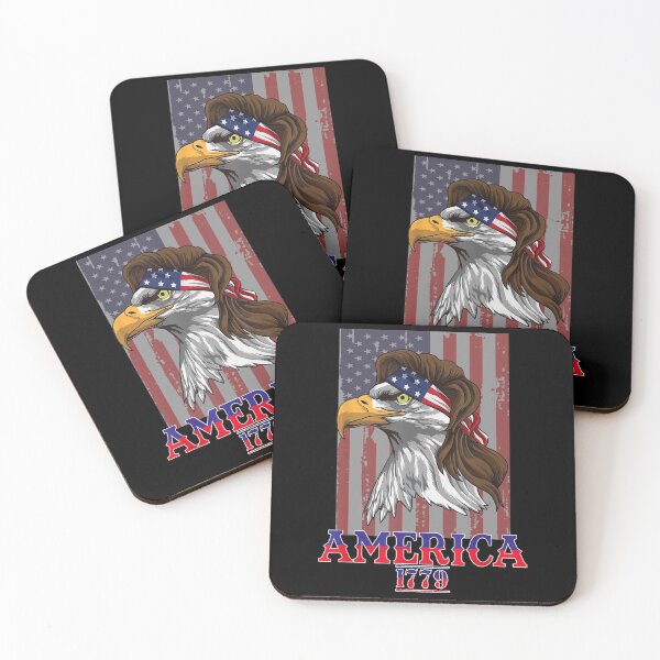 Item preview, Eagle Mullet 4th Of July Usa American Flag Merica Mericaw designed and sold by angelata.
