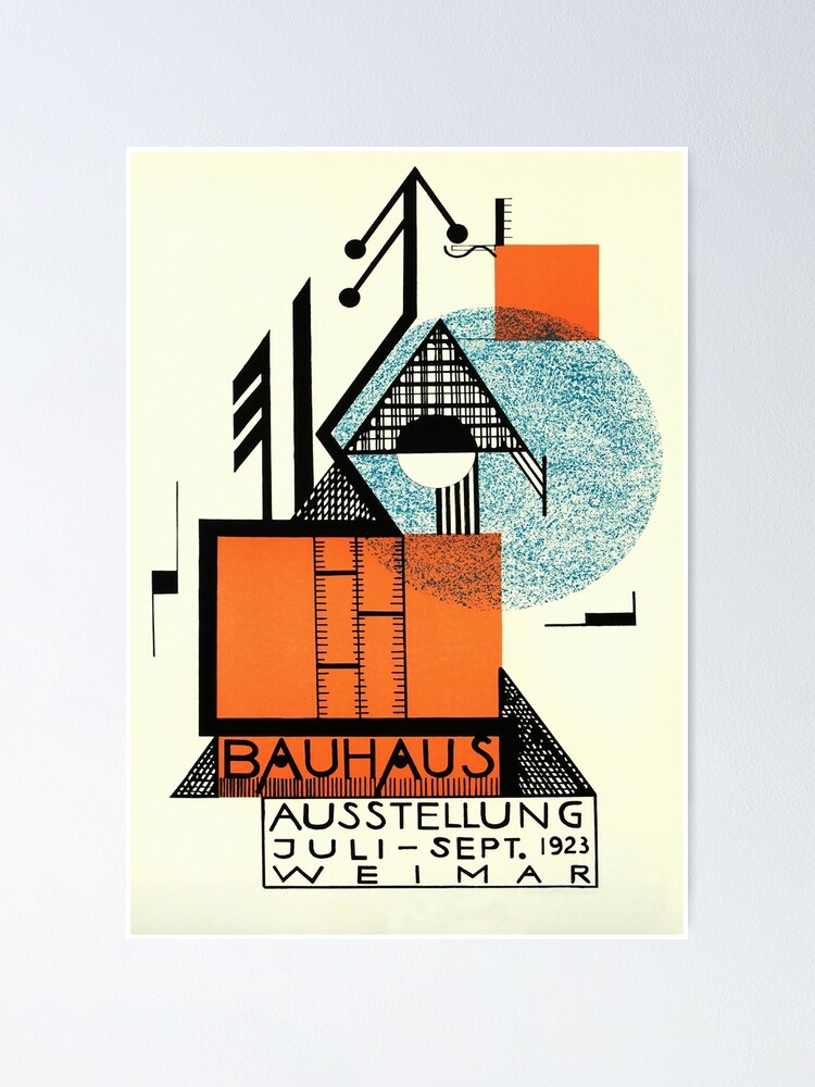 Bauhaus Geometric Art Print, Bauhaus Exhibition Poster, Bauhaus Digital  Art, Bauhaus Poster, Vintage Poster, Bauhaus, - AliExpress
