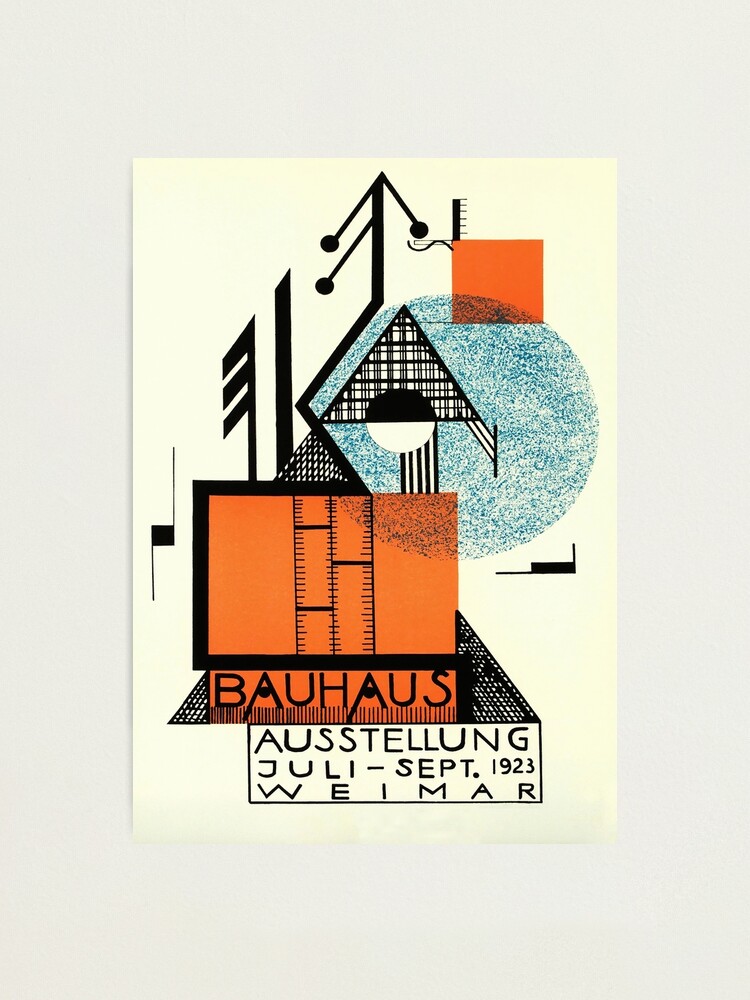 Bauhaus Collection wall art - 'Bauhaus Exhibition Poster Weimar