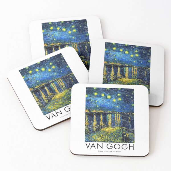 Item preview, Vincent Van Gogh Starry Night Over the Rhone designed and sold by ind3finite.