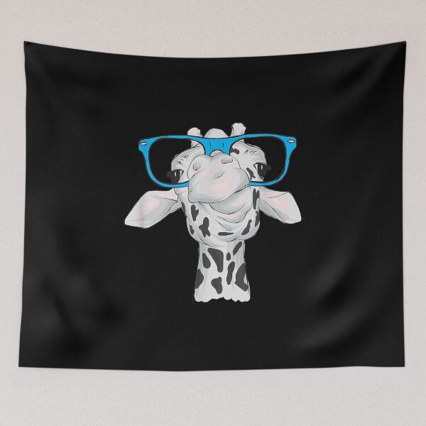 Item preview, Giraffe With Glasses Zoo Animal Lover designed and sold by angelata.