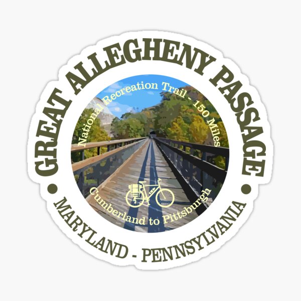 Item preview, Great Allegheny Passage (Cycling C) designed and sold by curranmorgan.