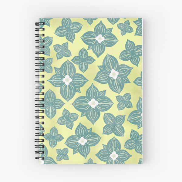 Item preview, Tossed Bunchberry Blossoms on Lemongrass designed and sold by Christine Philbrick.